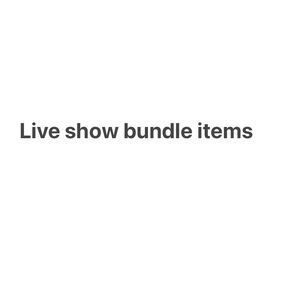 Live Show Bundle  for robin